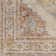Oriental Machine Woven Polyester Area Rug in Rust/Beige