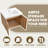24 Inch Golden Oak Floating Bathroom Vanity With Integrated Sink - Pre-assembled-213554902