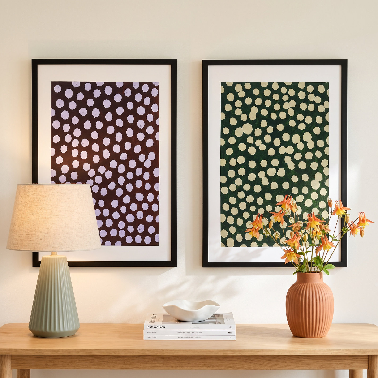 Affinity 3 by Michela Sorrentino, 20" H x 14" W x 1.25" D, Black