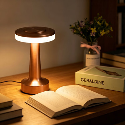 Caidenlee Portable LED Desk Lamp 3-Levels Brightness Touch Sensor Control Night Light Touch Sensor Control