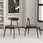 Ensemble de 2 chaises de salle à manger rétro en bois d'hévéa avec dossier ergonomique et coussins moelleux certifiés TSCA-348685253-348685252