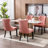 Tufted Solid Wood Velvet Upholstered Dining Chair-883621105