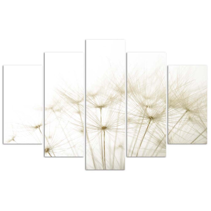 Blower Flower Nature - 5 Piece No Frame Set on Canvas