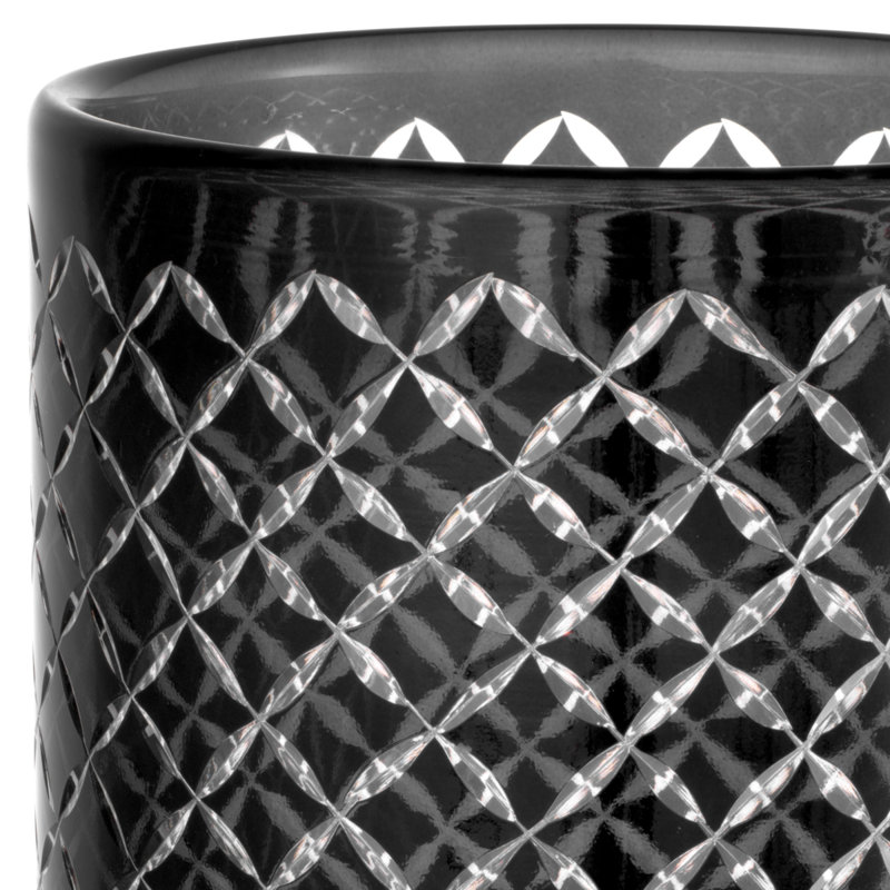 Gable Glass Tabletop Hurricane, 11.02" H x 7.09" W x 7.09" D