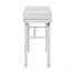 Bureau de meuble-lavabo en métal avec un tiroir, blanc-923529863