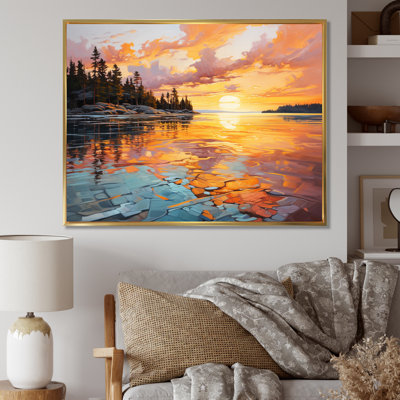 Writhlington Canada Morning Reflections II sur impression sur toile