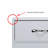 Two Door Side Table-White