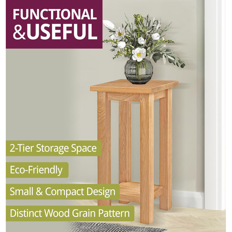 Edward Solid Wood End Table
