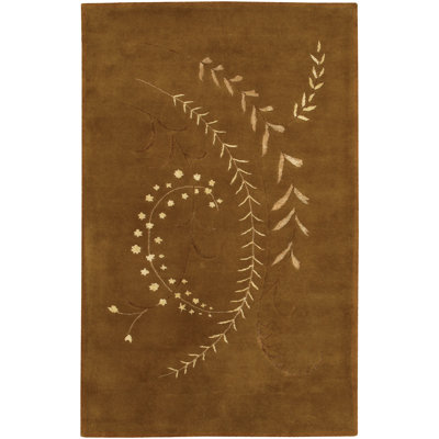 Wool Floral Indoor Rug