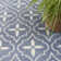 Nourison Essentials Blue/Ivory Indoor/Outdoor Area Rug