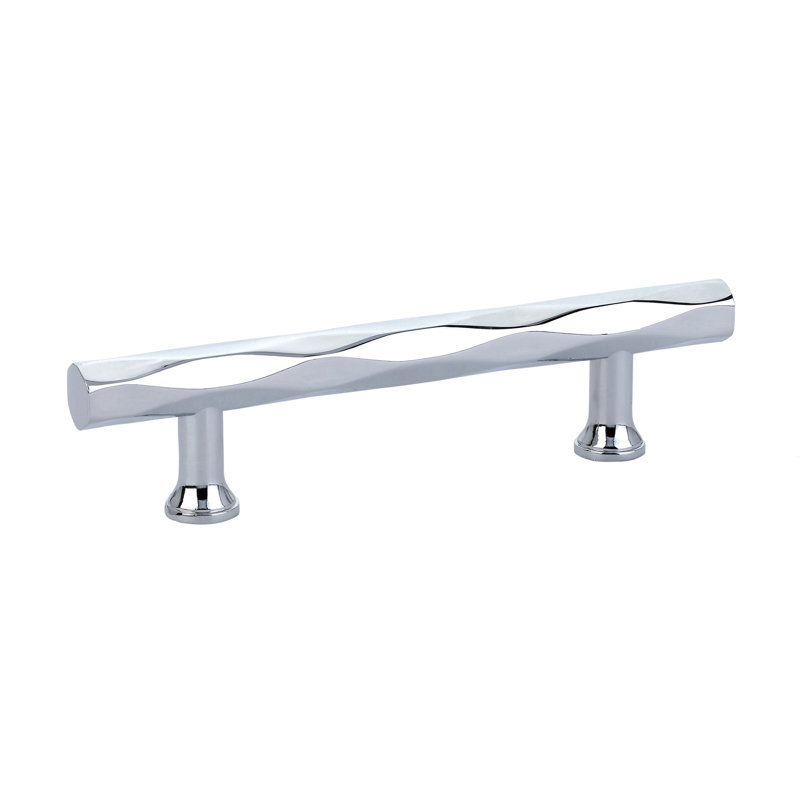 Emtek Tribeca Cabinet Pull, Polished Chrome, 3.5"