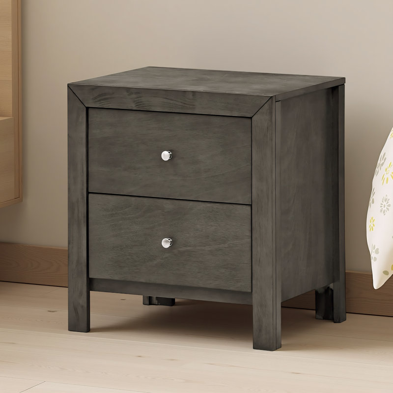 Jarett Gray Nightstand, Gray