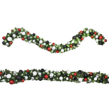 70.87'' in. Lighted Faux Garland