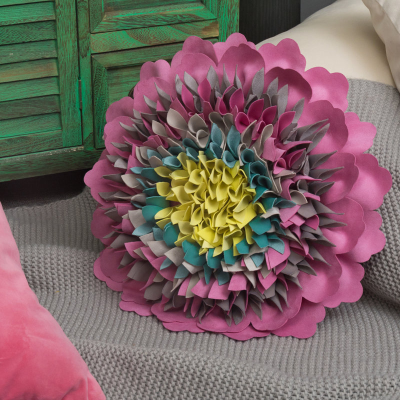 Floral Throw Pillow