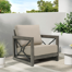 Marindo Patio Aluminum Club Chair Lounge Chair With Sunbrella Cushions