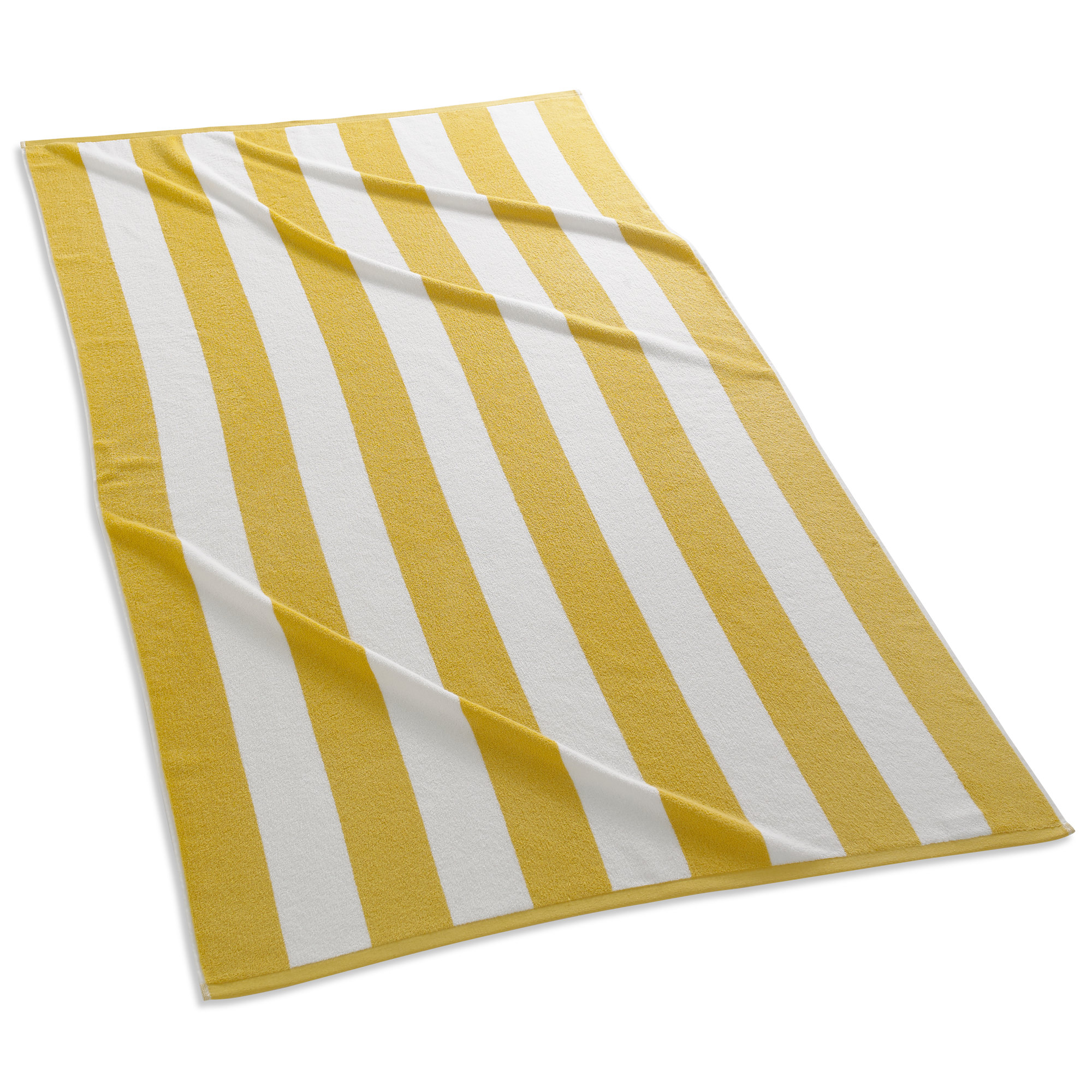 Mendel Cotton Beach Towel, Yellow