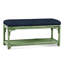 Summer Retreat Wicker Shelf Storage Bench-71425178-86505829