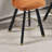 Set Of 2,Back Pull Point Design, Velvet Material, 360 Degree Rotation, Back Pull Loop Detachable Design, Rivet Decoration, Square Foot Wooden Bar Chair-327461995