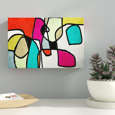 «Vibrant Colorful Abstract IV» de Makris, impression
