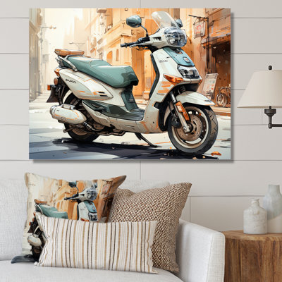 " Beige Scooter City Explorer "