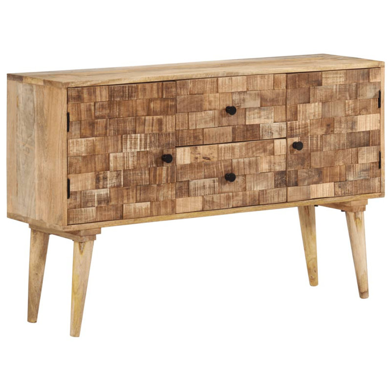  Buffet rectangulaire en bois de manguier massif