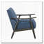 Fauteuil d'appoint décontracté transitionnel avec structure gris brique-1095982744