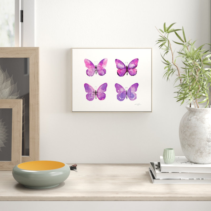 Kathy Morton Stanion - Wrapped Canvas Painting, 41cm H x 51cm W, Timber Floater Frame