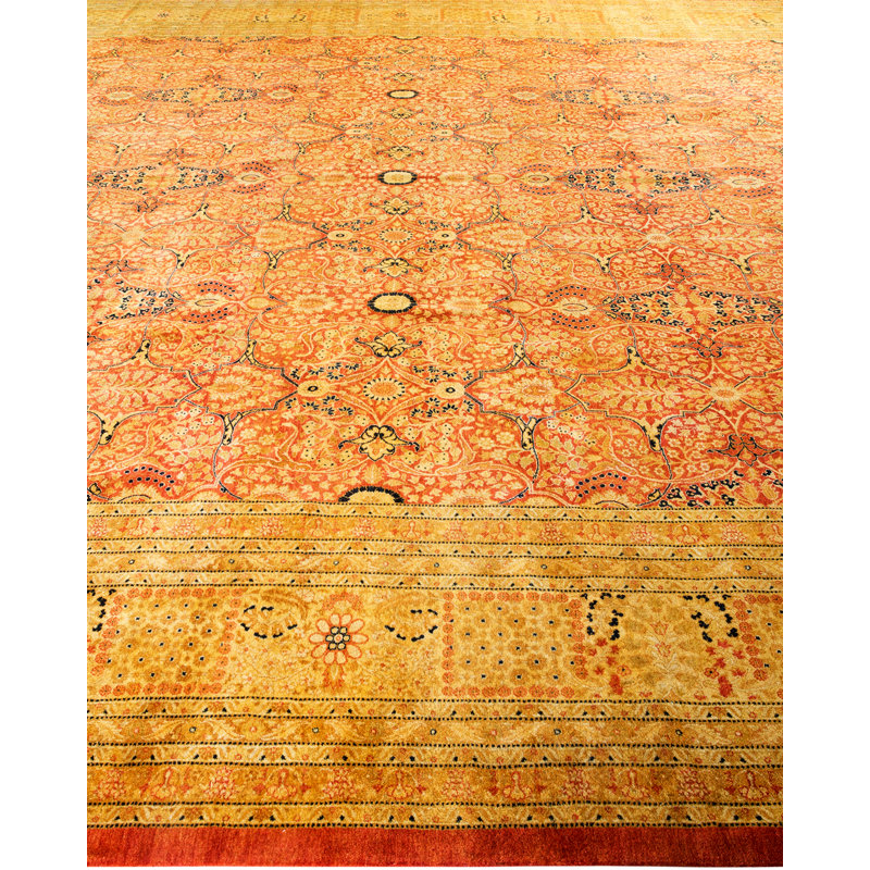 Classic One-of-a-Kind 18' 7" X 11' 10" Hand Knotted Area Rug
