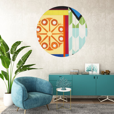 Abstract Non-Wall Damaging Wall Decal