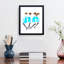 'Mod Models' Framed Print Wall Art-169747246-242880473-242880472