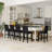 Pu Leather Upholstered Wooden Counter Height Bar Stools With Nailheads And Rubber Wood Legs For Home Kitchen And Restaurant-1083905561