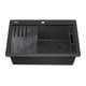 DELTA Everest™ 30" L Granite Composite Workstation Kitchen Sink Drop-In Top Mount Single Bowl with WorkFlow™ Ledge