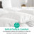  All Season Feather & Down Comforter – 100% Cotton Shell &  Breathable Bedding Duvet Insert-1445700150