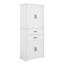 Grande armoire de rangement, armoire de rangement autoportante avec 2 portes, tablette réglable et 2 tiroirs-996518531