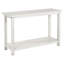 Console d'entrée en bois rustique avec tablette de rangement Castleton