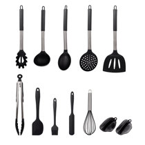 Kitchen Utensils Set- 35 PCs Cooking Utensils with Grater,Tongs, Spoon  Spatula &Turner Made of Heat …See more Kitchen Utensils Set- 35 PCs Cooking