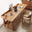 Bureau rectangulaire en bois de noyer -1613678238