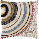 Abstract Accent Throw Pillow with Fill