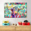 «Colorful Highland Cow» sur impression sur toile-1103581047