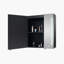 Armoire de rangement pour salle de bain avec tablettes réglables et portes à fermeture en douceur