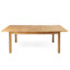 Table de salle à manger rustique, fabriquée en bois pour une conception extensible Table extensible en bois, finition