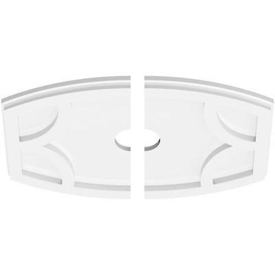 Médaillon de plafond contemporain en PVC de qualité architecturale Kailey