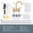 Centerset 2-handle Bathroom Faucet with Drain Assembly-80871100
