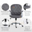 Chaise de bureau en velours Vinsetto-2124242532