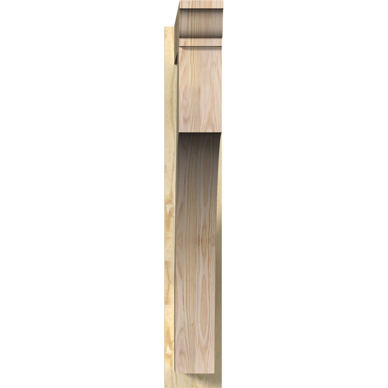 Persienne en bois Westlake, Sapin Douglas de 8 po (sciage brut), P 32 po x H 38 po