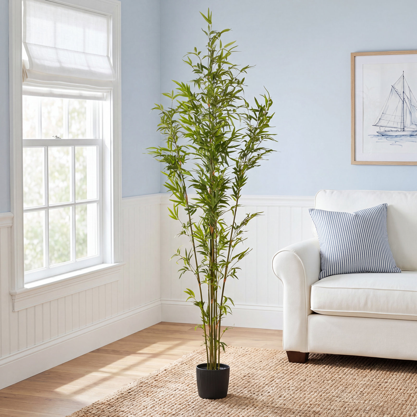 96" Bamboo Tree in Pot, 84" H x 26" W x 26" D