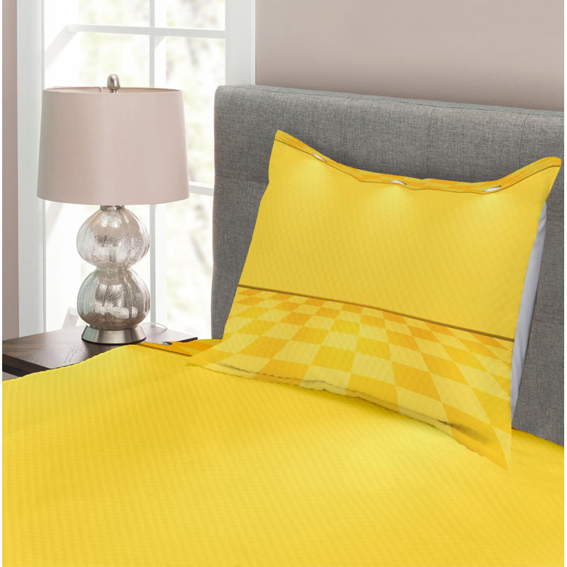 Modern & Contemporary Polyester Coverlet, Queen Coverlet + 2 Shams