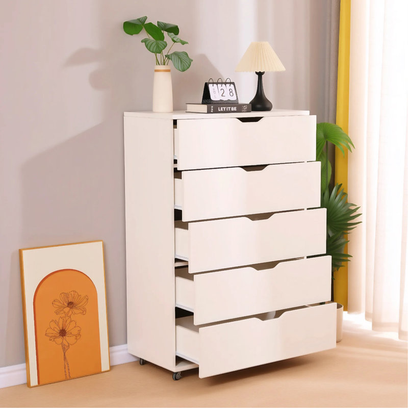 Commode 5 tiroirs Rolling