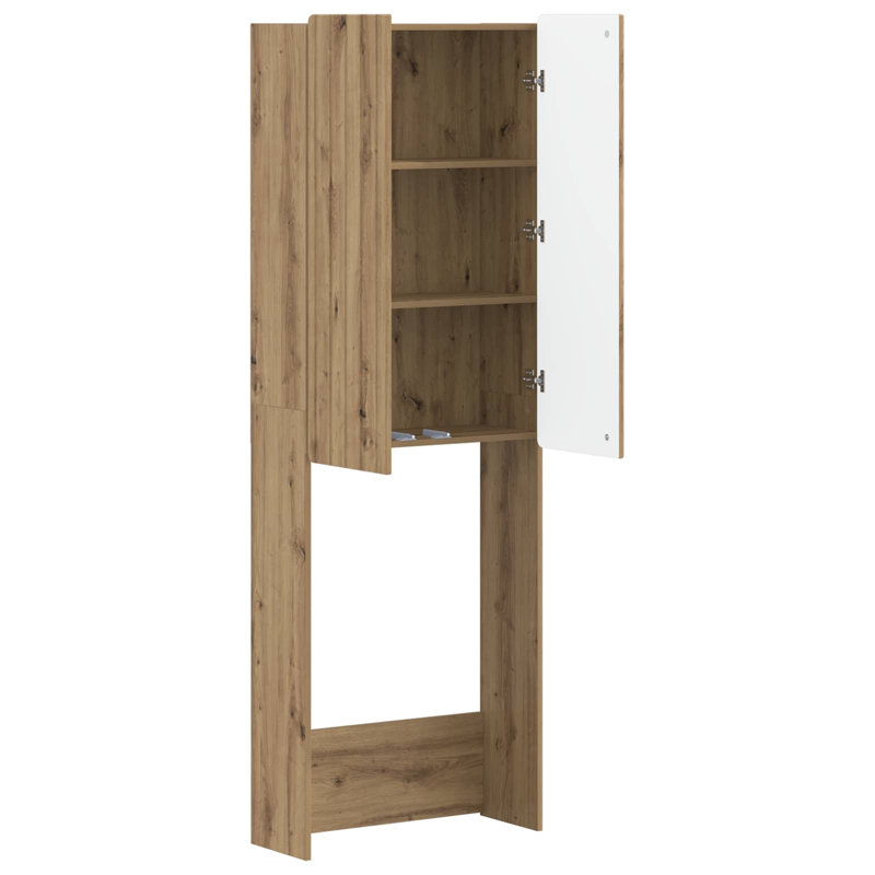 Bathroom Storage, Artisan Oak