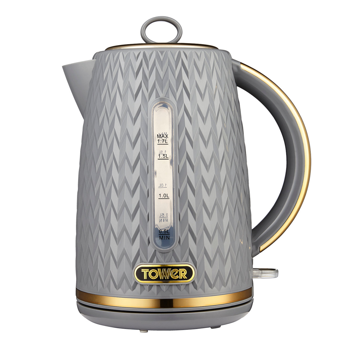 Tower Empire 1.7 Litre Kettle with Rapid Boil Removable Filter 3000W with Brass Accents Reviews Wayfair